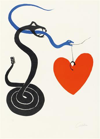 ALEXANDER CALDER Le Serpent au coeur.